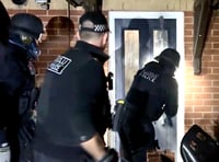 Three teens and man held in drug raids