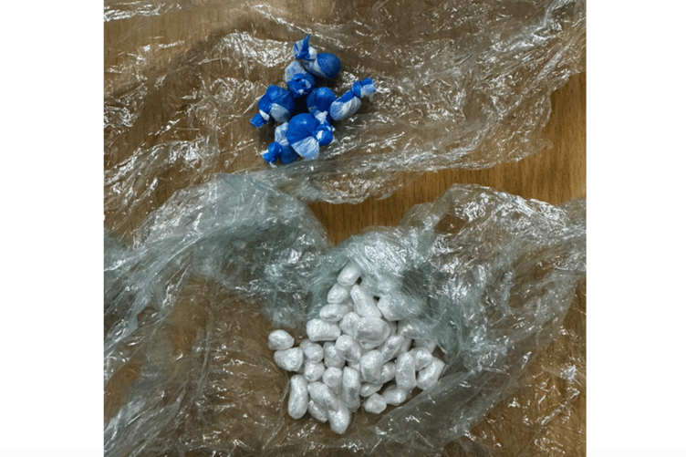 Some of the drugs seized by police in Chepstow