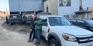 Abergavenny man and his dad's drive to Ukraine