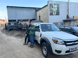 Abergavenny man and his dad's drive to Ukraine