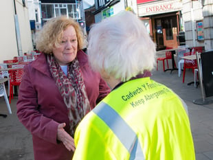 Greater police presence is 'reassuring'