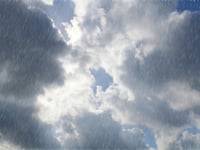 Sunnier skies with patchy rain today and tomorrow