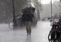 Sun early: Patchy rain by afternoon, cloudy tomorrow