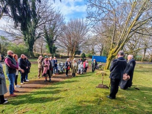 Blaenavon Marks National Day of Reflection with Tree Planting Ceremony