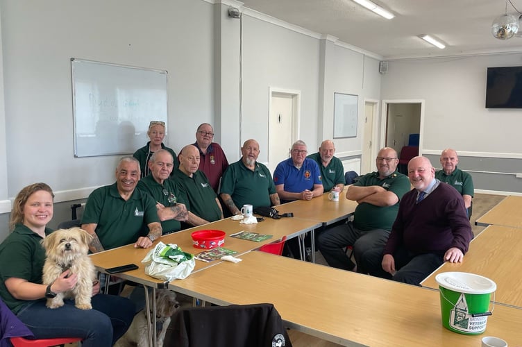 Peter Fox MS with Monmouthshire Veterans Support Hub