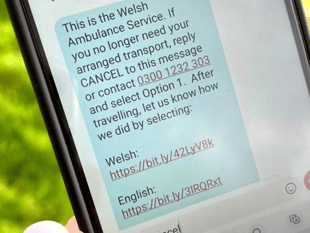 Welsh Ambulance Service improves SMS for bookings