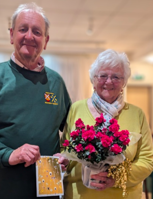 John Prosser and Gill Crane - aber twinning ass