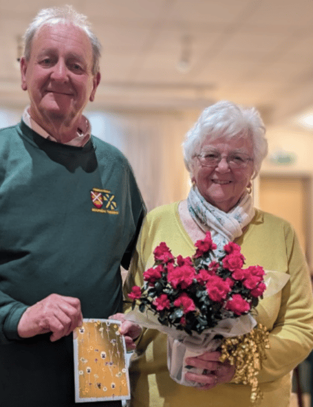 John Prosser and Gill Crane - aber twinning ass