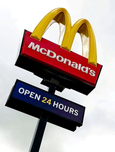 FILE PICTURE - McDonalds stock image.  Every McDonald's in Britain has been warned its owners could face legal action if they fail to take steps to protect staff from sexual abuse.  The equality watchdog has written to all 1,400 branches telling them they must comply with their legal duties, or risk enforcement action, after a BBC investigation uncovered claims of a toxic culture of sexual assault and harassment.  McDonald's said it was "committed" to doing everything it can to ensure a safe working environment for all employees.