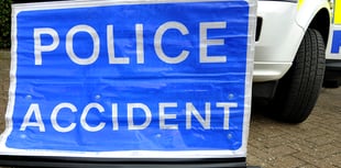 A449 collision: man in hospital
