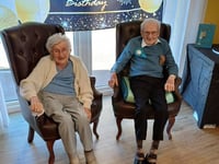 Mel Hughes marks 100 years in Abergavenny