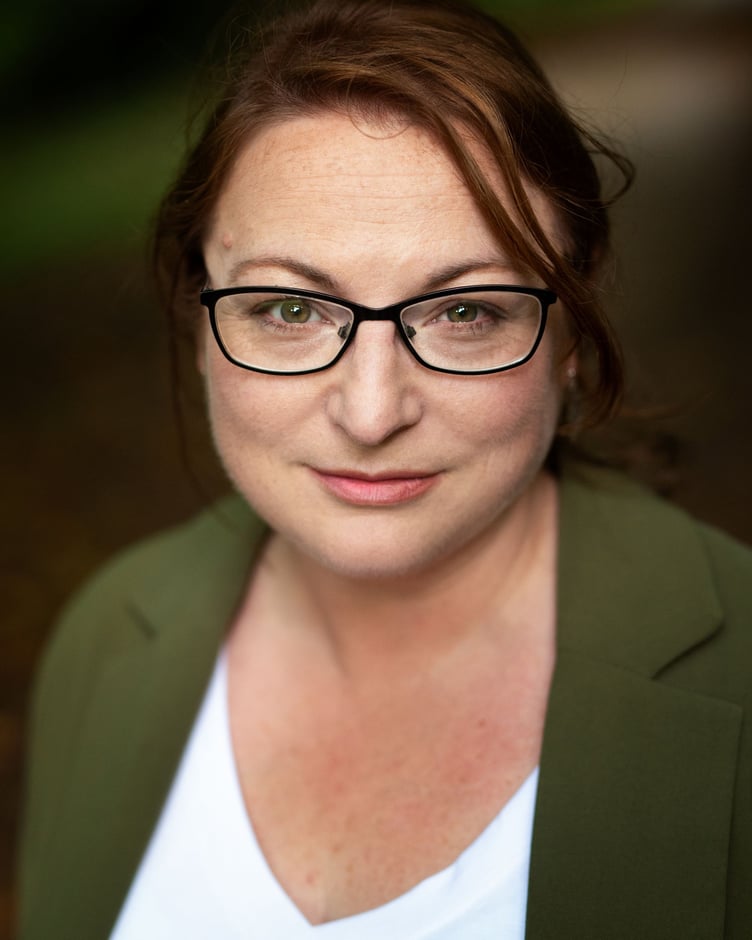 Photo of Hazel Hitchens author of Babs and Aggie, The Good, the Bad and the vegan.