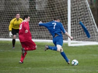 
The Blues blast Corries and Aber Town secure a vital point 