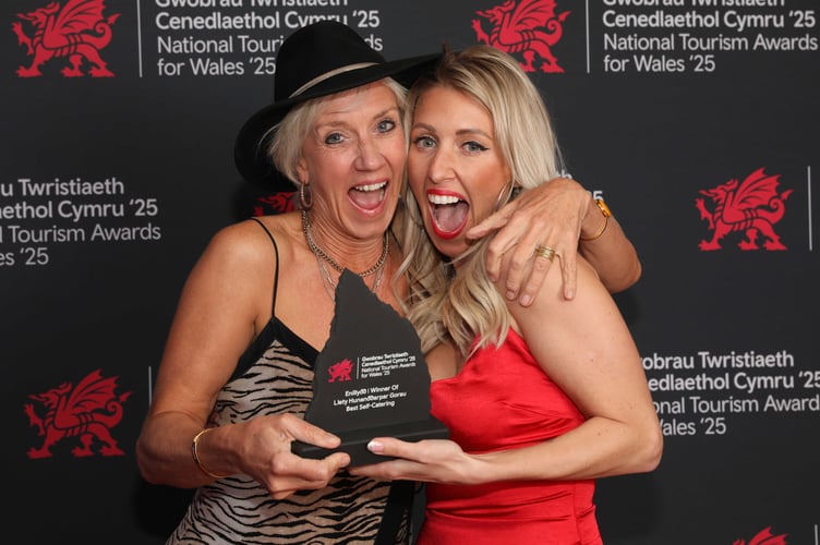 National Tourism Awards for Wales 2025
Best Self Catering winner - Wonderful Escapes
Laura Tenison and Emily Watkins