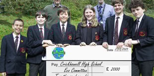 Greenhouse project at Crickhowell High School gets £2,000 boost