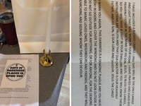 Raglan residents warned with 'darkness' letter