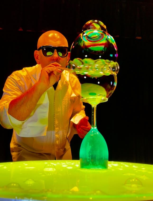 The Ultimate Bubble Show is blowing into Monmouth Savoy
