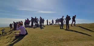 Eclipse thrills hundreds of walkers in Three Peaks Trial