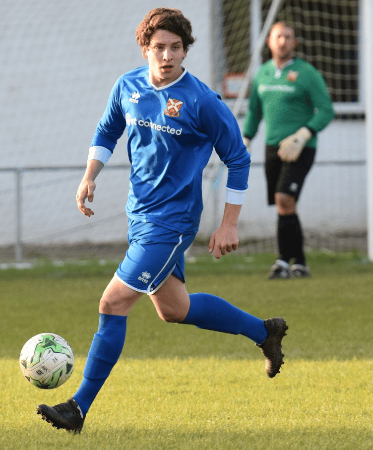 Curtis Methven scored twice for Abergavenny