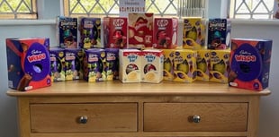 Funeral director gathers Easter eggs for children