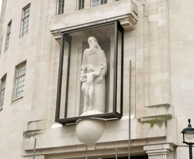 BBC reinstalls controversial artist's vandalised sculpture