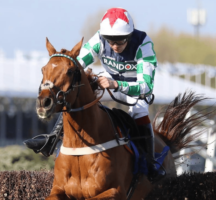 Our Power surged home third in the Scottish National