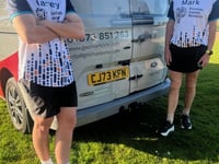 Govilon duo run marathon for prostate cancer