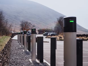 New EV chargers installed at Pen y Fan car park