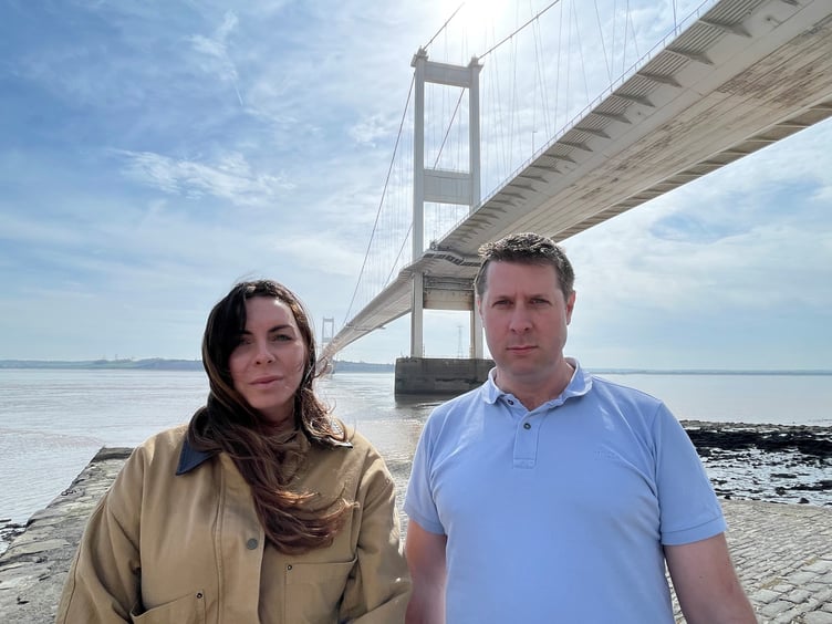 Severn Bridge Dymock John
Councillors Lisa Dymock and Richard John are among those to raise concerns at the closure of the M48 Severn Bridge to Heavy Goods Vehicles. Picture: Supplied