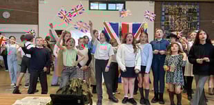 Usk pupils gear up for VE Day with WWII exhibit