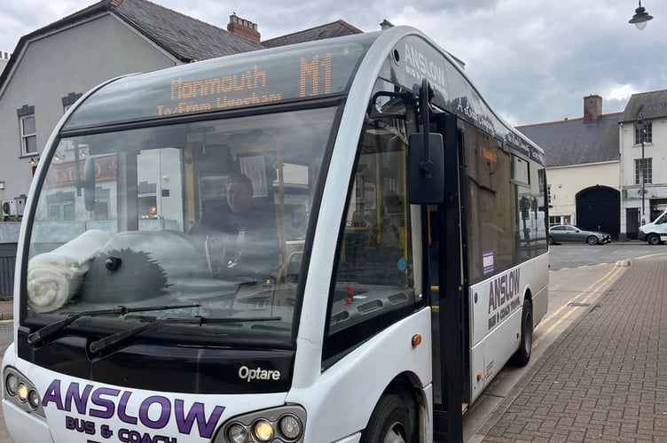 Bus at Monmouth Bus station 