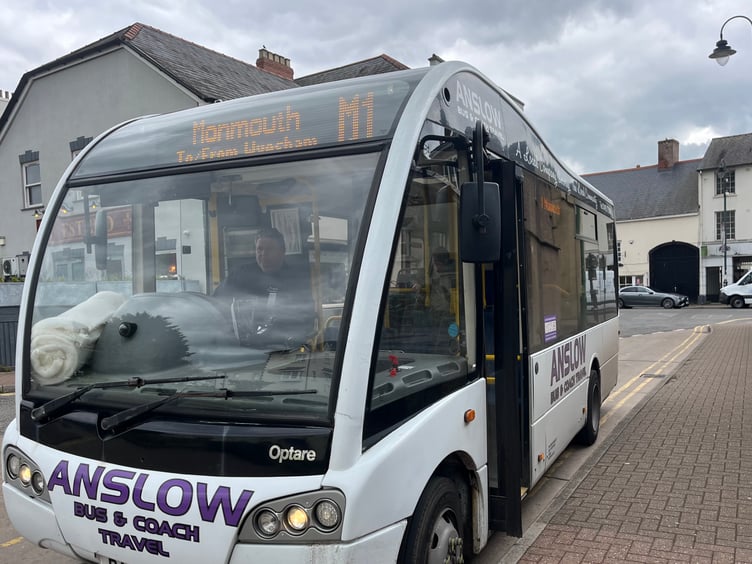 Bus at Monmouth Bus station