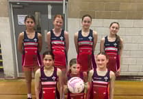 Abergavenny U12s at Welsh Netball Finals