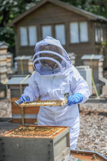 Ceri Joyner has become Gwent Beekeepers (GBK) first ever Master Beekeeper.