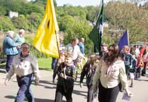 Scouts gather at castle for St George celebration