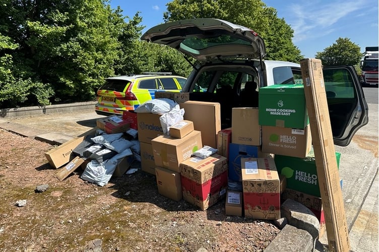 The delivery vehicle was driven without proper business insurance