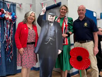 VE Day celebrations in Goytre and Llangybi