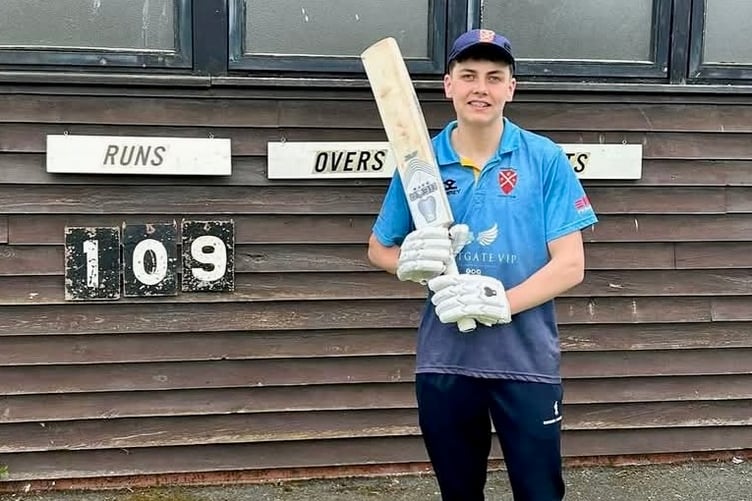 James Morris fired his maiden ton for Abergavenny CC