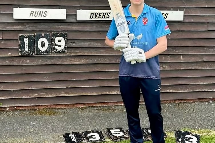 James Morris fired his maiden ton for Abergavenny CC