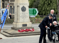 WATCH: Crowds applaud as D-Day veteran attends VE Day service 
 