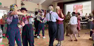 Sunshine, dancing, music and good food at Llanarth VE Day