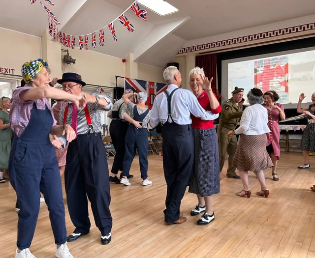 Sunshine, dancing, music and good food at Llanarth VE Day