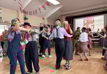 Sunshine, dancing, music and good food at Llanarth V E Day