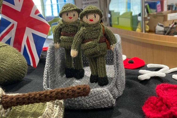 Knitted VE Day