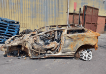 Stolen vehicle found burnt out in 'obscure' location on Llangynidr mountain