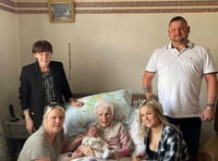 Six generations meet in Eileen's family