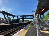 Abergavenny Station's new step-free bridge opens