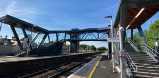 Abergavenny Station's new step-free bridge opens
