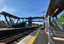 Abergavenny station's new accessible bridge now open
