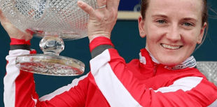 Hollie riding high after setting women's winners record